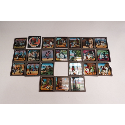 4451 - A set of twenty three magic lantern slides 