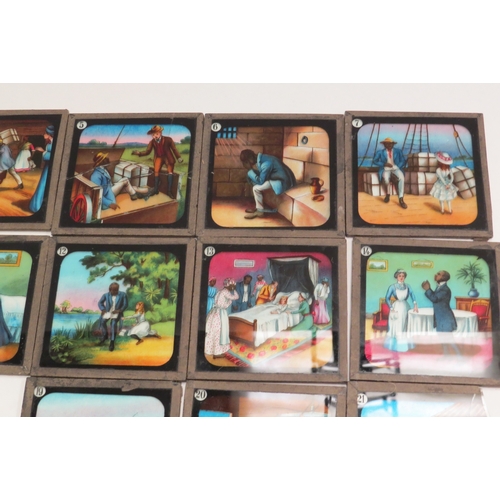 4451 - A set of twenty three magic lantern slides 