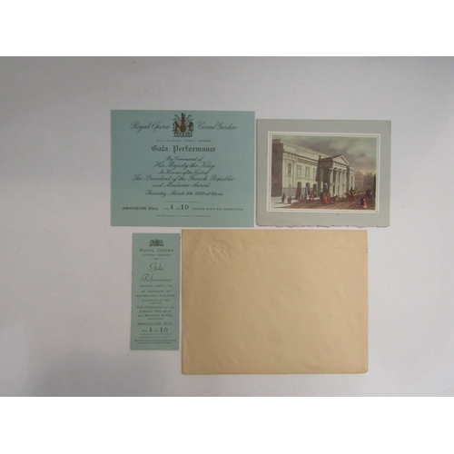 4178 - A quantity of ephemera relating to The Royal Opera House, London, including a 1950 Gala Performance ... 