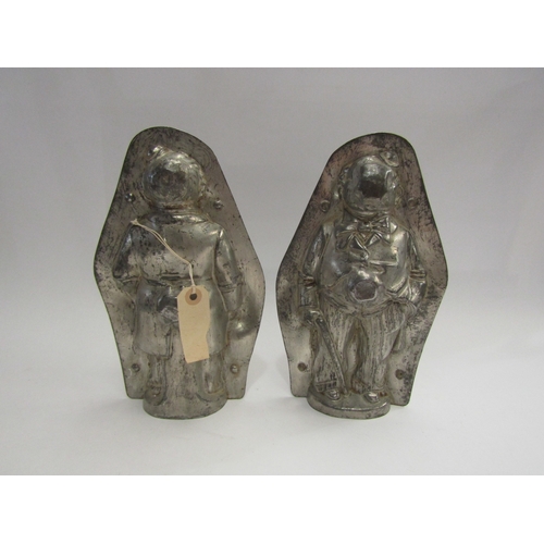 4480 - A German tin chocolate mould of a clown made by Anton Reich 1910