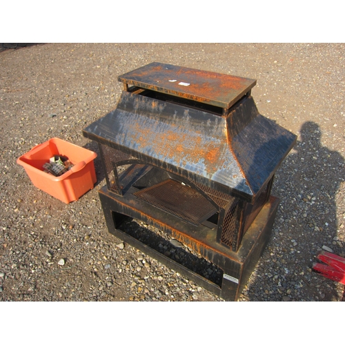 3380 - A metal fire pit