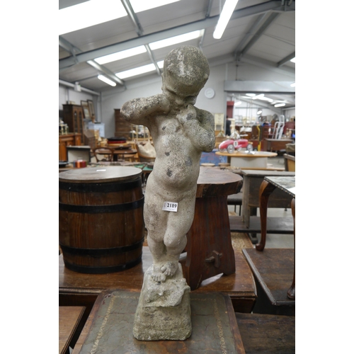 3579 - A stone figure of Pan    (R) £50