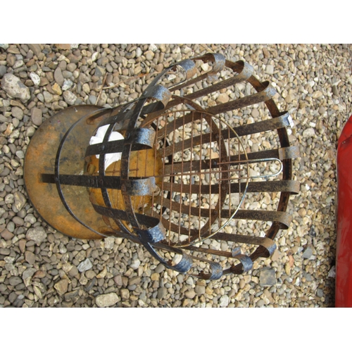 3364 - A wrought iron fire brazier