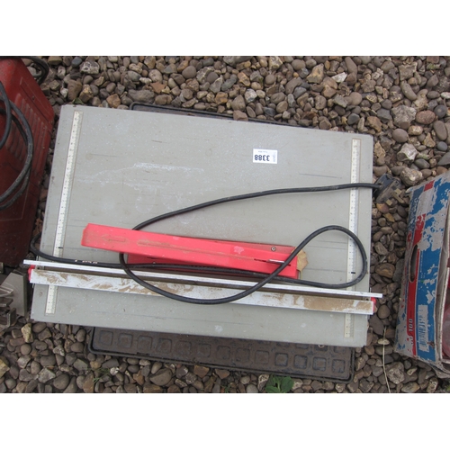 3388 - A table top saw.  DTI Failure: Please see information pages           (E) £8-12