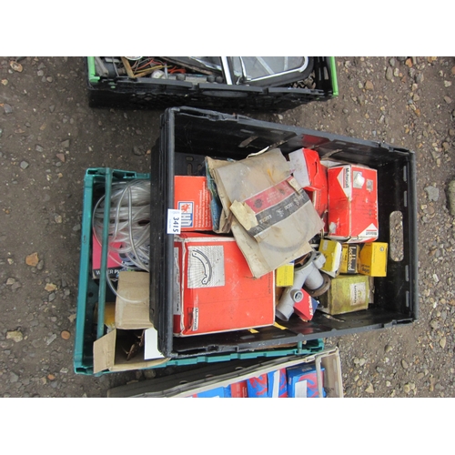 3415 - Two boxes of mixed car spares