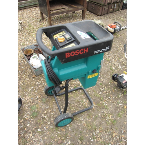 3458 - A Bosch 2200 AXT HP garden shredder.  DTI Failure: Please see information pages