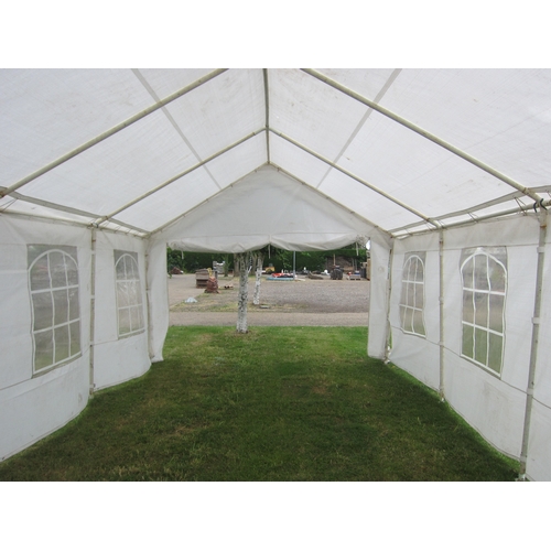 3538 - A marquee with side panels, approx. 25' x 13'