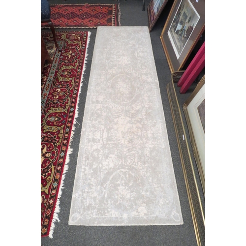 1123 - A pair of Laura Ashley cotton runner rugs, 240cm x 72cm