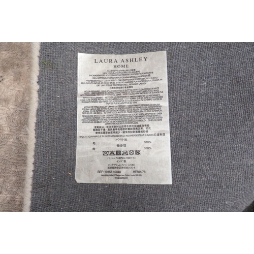 1123 - A pair of Laura Ashley cotton runner rugs, 240cm x 72cm