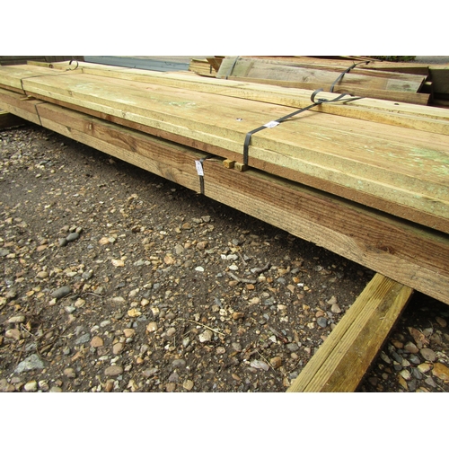 3582A - Approx. 20 x 10' cant rails