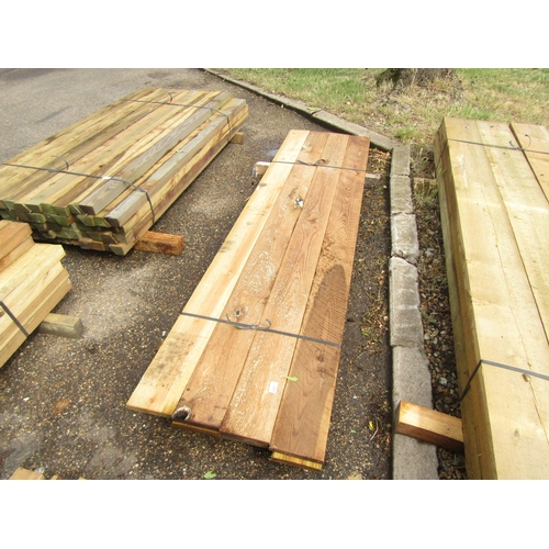 3590 - Eight treated boards