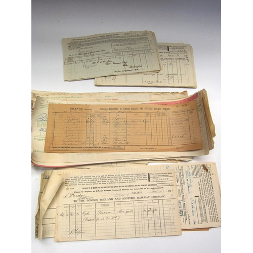 8142 - A quantity of LMS goods invoices and delivery sheets     (E) £8-12    BYGONES