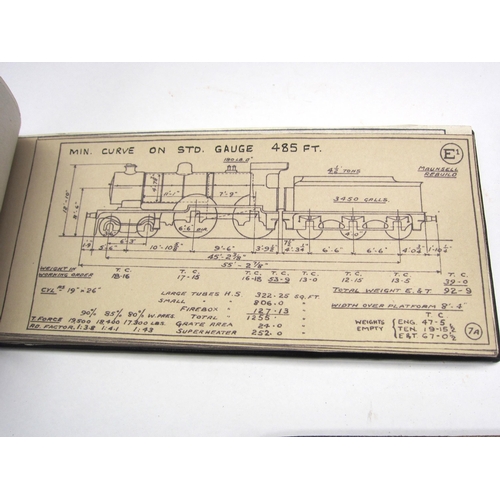 8149 - Two BR Southern Region locomotive drawing booklets and a reproduction cast locomotive cabside number... 