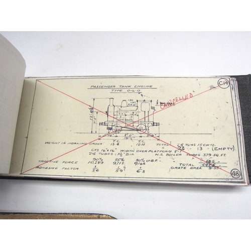 8149 - Two BR Southern Region locomotive drawing booklets and a reproduction cast locomotive cabside number... 