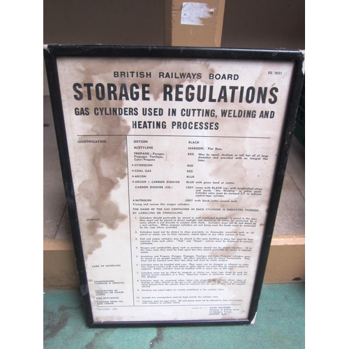 8203 - Two framed and glazed displays of railway paperwork relating to RAF Warrants and GER goods handling ... 