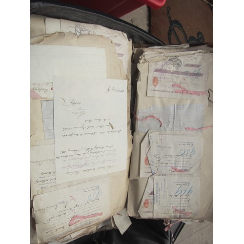 8250 - A suitcase containing a large quantity of mostly GNR Capital Vouchers and ephemera, telegrams etc