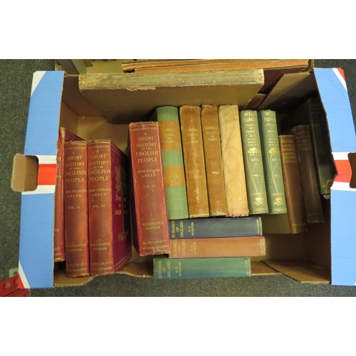 1214 - Two boxes of assorted volumes, mainly nature and history