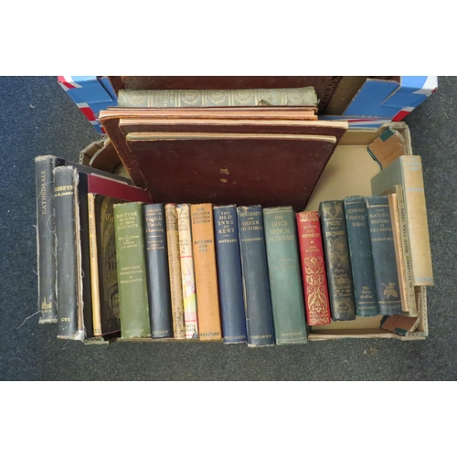 1214 - Two boxes of assorted volumes, mainly nature and history