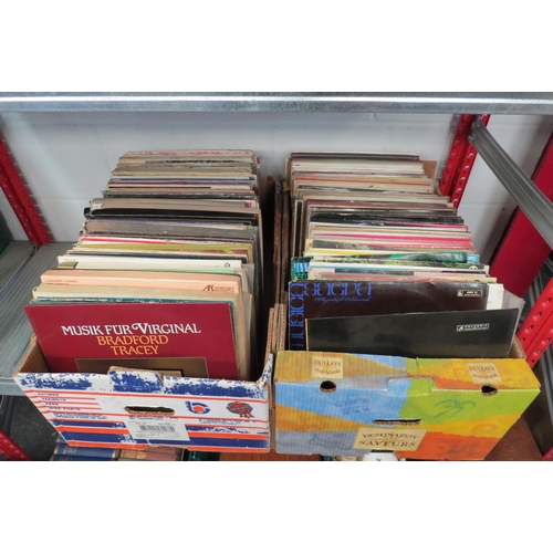 1220 - Classical- A collection of approximately two-hundred classical vinyl LP records and box sets, an ass... 