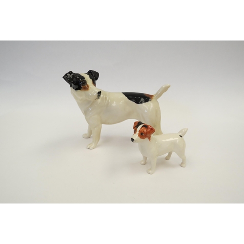 1314 - A Beswick Jack Russell figure and another (2)    (R) £10