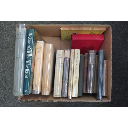 1408 - A box of mixed books, including travel and topography, 19th Century, etc.