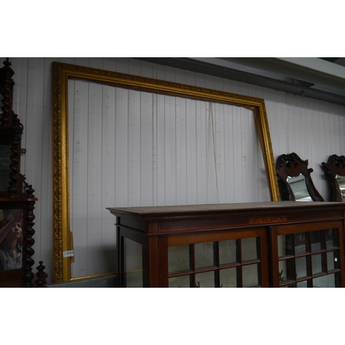 2152 - A large gilt picture frame 90cm x 120cm