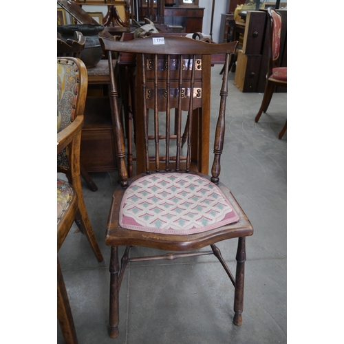 2212 - A Edwardian Arts & Crafts chair