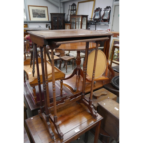 2219 - A pair of 19th Century rosewood occasional tables