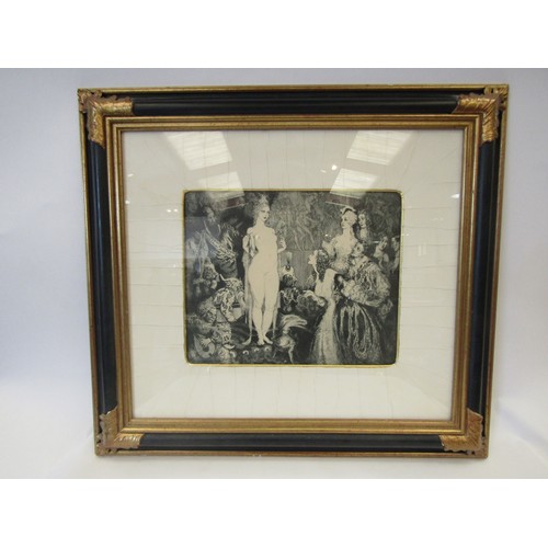 1421 - Norman Lindsay. Facsimile etching, c.1970's, framed and glazed, the whole approx. 48cm x 53cm