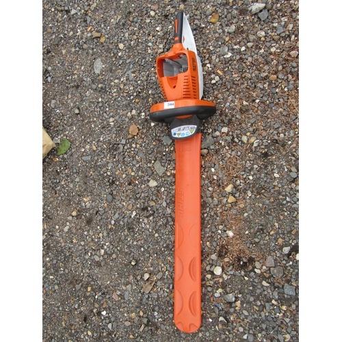 3466 - A Stihl HSA86 cordless hedge cutter - no charger or battery