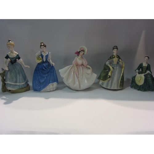 4269 - Five Royal Doulton ceramic ladies including Première, Sunday Best, Helen, Clarinda and A Lady From W... 