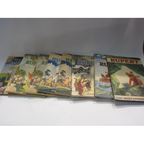 4310 - Eight Rupert annuals, mainly 1940's including some duplicates.