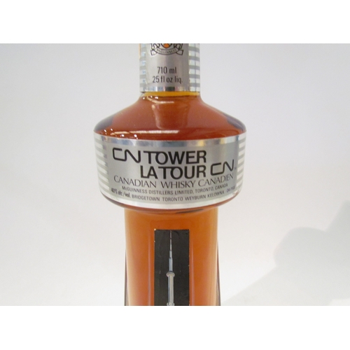 9033 - McGuinness Distillers CN Tower blended Canadian Whiskey, 710ml  (E)  £50-100