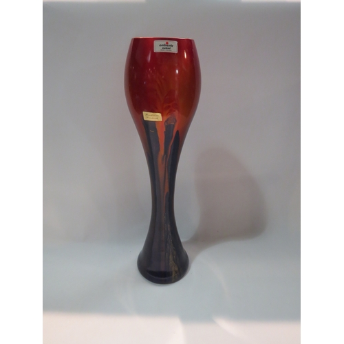 4286 - An Ambiente Zwiesel glass vase, 40cm height