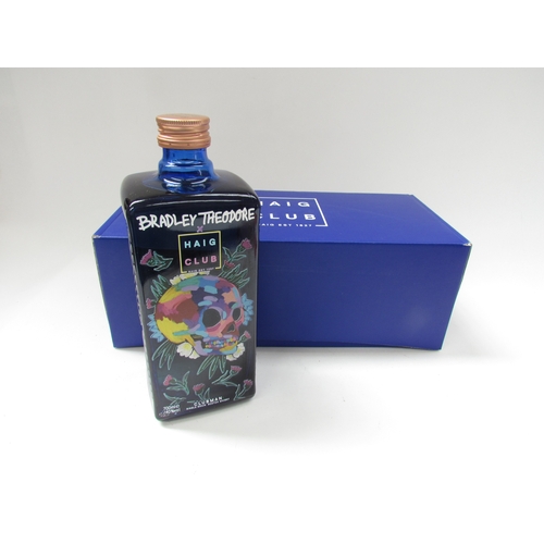 9016 - Haig Club Whisky. A limited edition bottle by artist Bradley Theodore in original box and packaging,... 