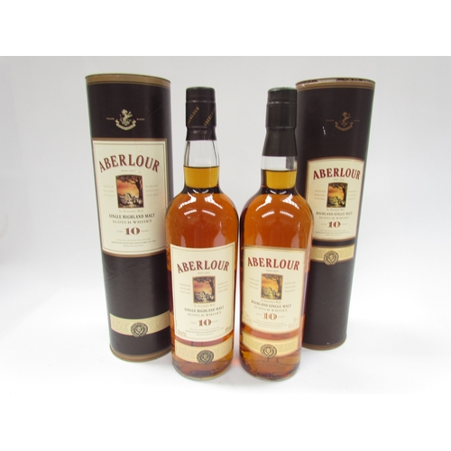 9018 - Aberlour 10 Year Old Single Malt Scotch Whisky, Speyside, Scotland, 70cl, boxed x 2