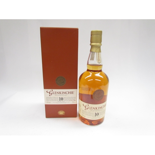 9034 - Glenkinchie 10 year old Malt Scotch Whisky, 70cl, boxed