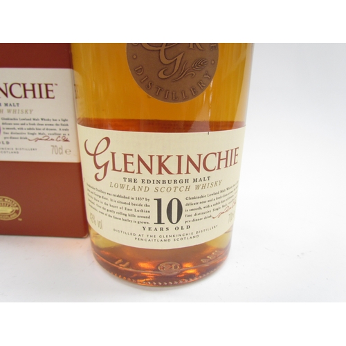 9034 - Glenkinchie 10 year old Malt Scotch Whisky, 70cl, boxed