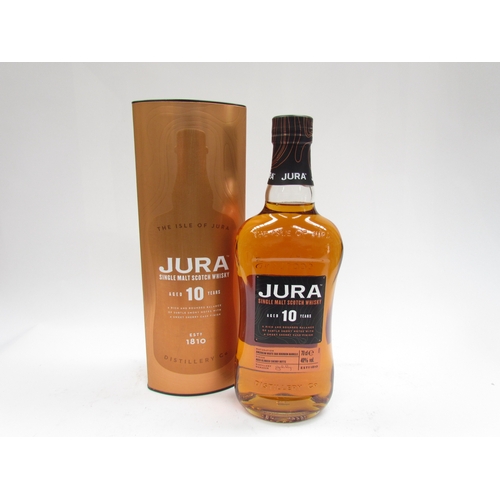 9039 - Isle of Jura Distillery 10 Year Old Single Malt Scotch Whisky, Isle of Jura, Scotland, boxed