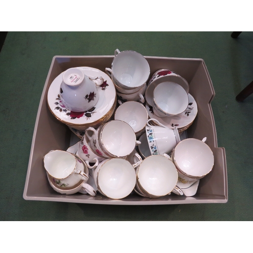 4255 - A Colclough bone china tea set and other tea wares including Duchess