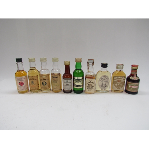 9044 - A quantity of miniatures mostly Whisky