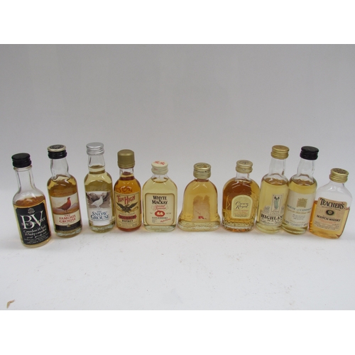 9046 - A quantity of miniatures mainly Whisky including, The Heritage Selection Single Malt Whiskies Benria... 