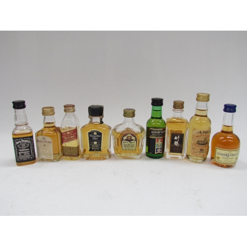 9046 - A quantity of miniatures mainly Whisky including, The Heritage Selection Single Malt Whiskies Benria... 