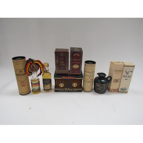 9046 - A quantity of miniatures mainly Whisky including, The Heritage Selection Single Malt Whiskies Benria... 