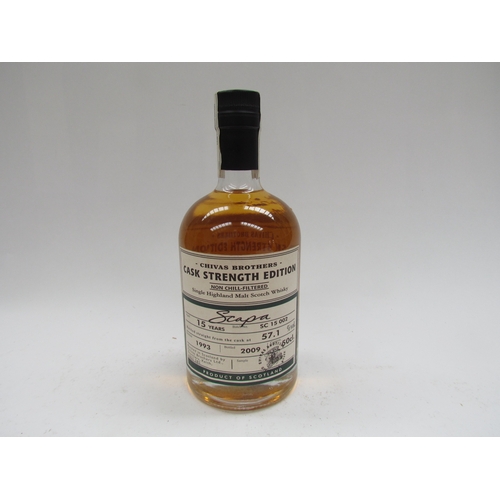 9049 - Scapa - Chivas Brothers Cask Strength Edition 1993 15 year old Whisky 50cl