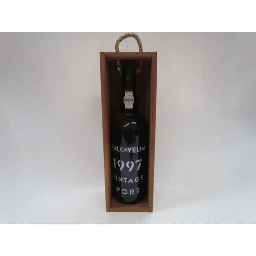 9051 - 1997 Real Companhia Velha Vinatge Port, 75cl in pine case  (E)  £20-30