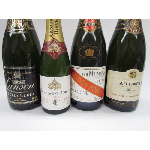 9074 - Taittinger Champagne Brut Reserve, Alexandre Bonnet Champagne Brut 1/2 bottle, Lanson Black Label Ch... 