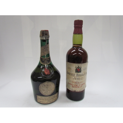 9083 - D.O.M Benedictine Liqueur, bottled 1950's 73% proof, Gonzalez Byass & Co. Ltd Jerez vino de Pasto sh... 