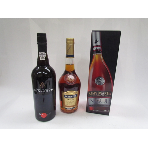 9090 - Remy Martin V.S.O.P. Mature Cask Finish Fine Champagne Cognac, France, 70cl, boxed, Martell V.S Fine... 