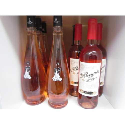 9096 - 2020 Marques de Altillo Rosado, Rioja x 4, 2020 Chateau de L'Aumerade Cotes de Provence Cuvee Marie ... 